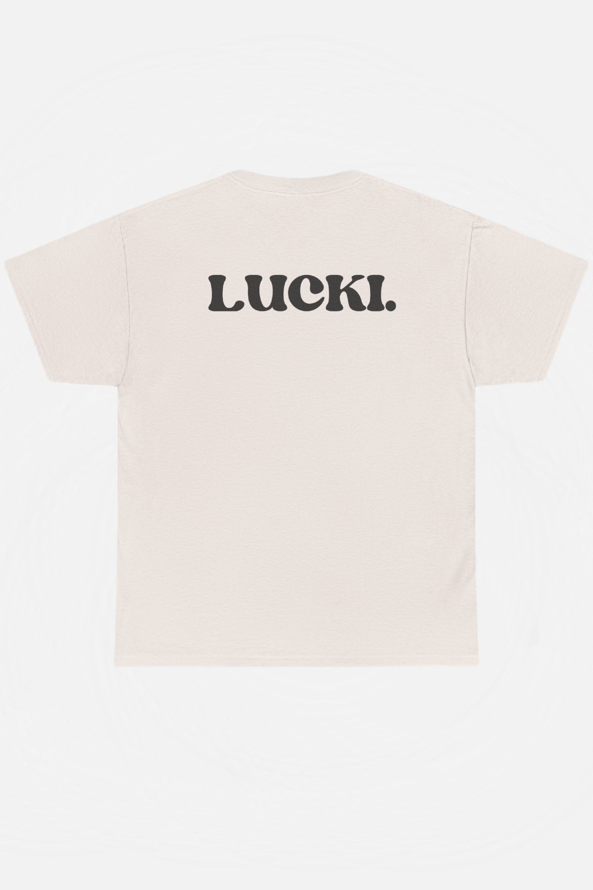 Grey basic LUCKI t-shirt