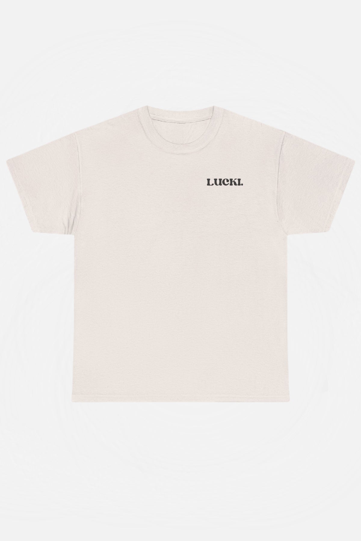 Grey basic LUCKI t-shirt