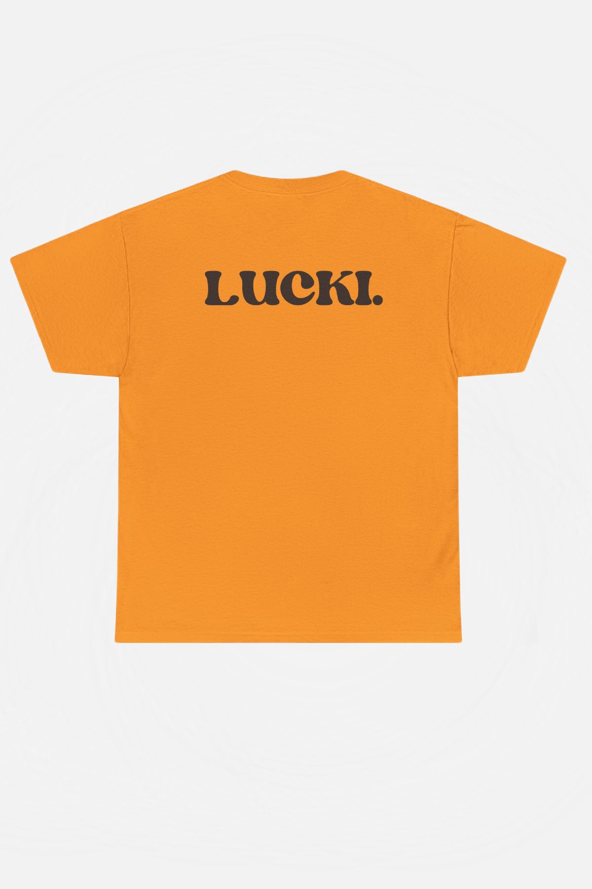 Orange Basic LUCKI T-shirt