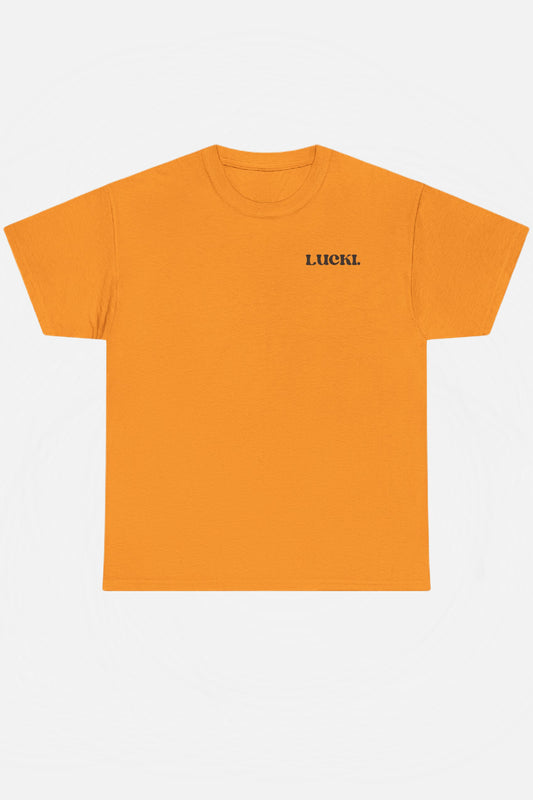 Orange Basic LUCKI T-shirt